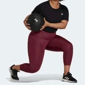 NWT Plus Size Adidas x Zoe Saldana U for U High-Waisted Leggings Sz 2X